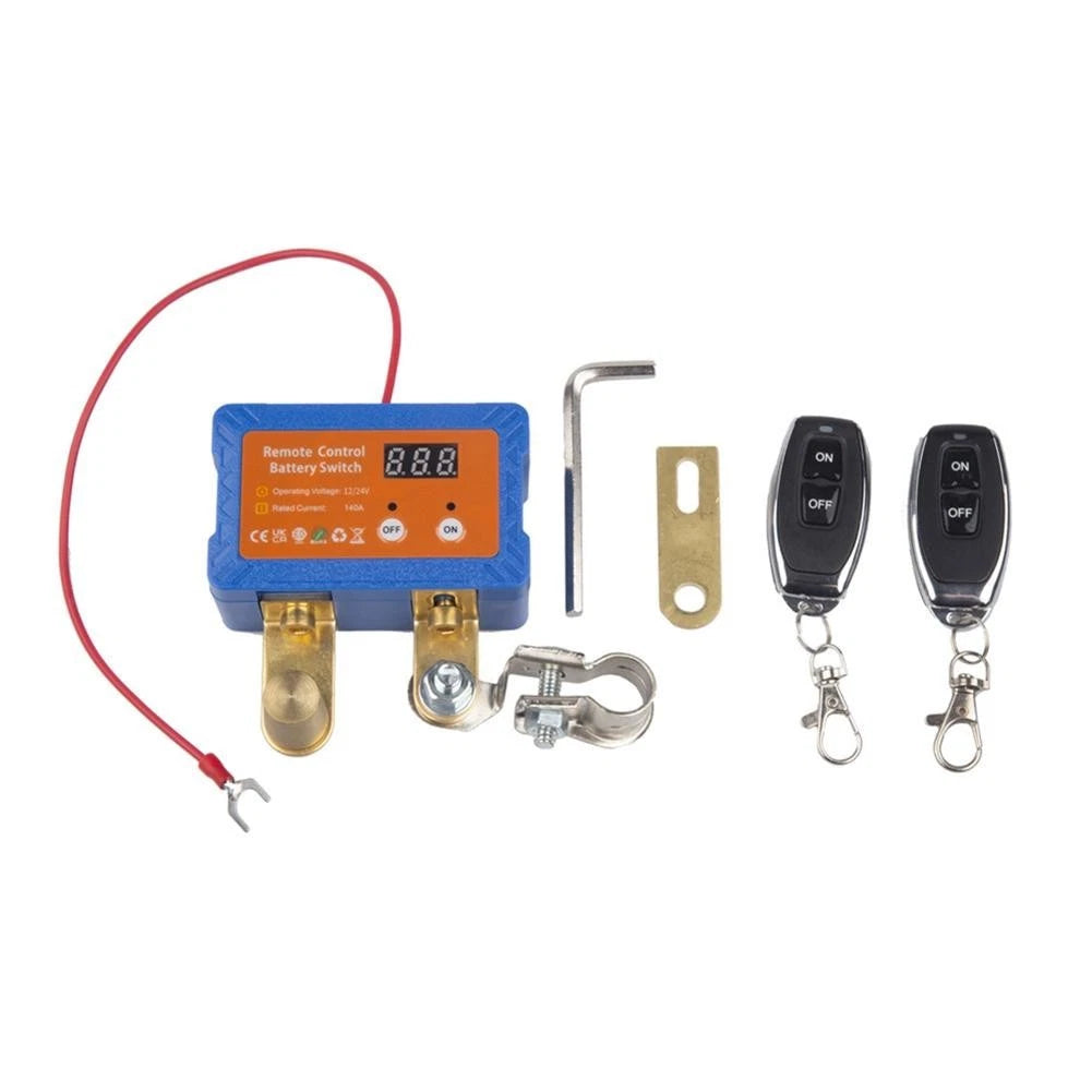 Remote Battery Disconnect Switch 12V 24V 140A for RV Car Truck ATV Marine