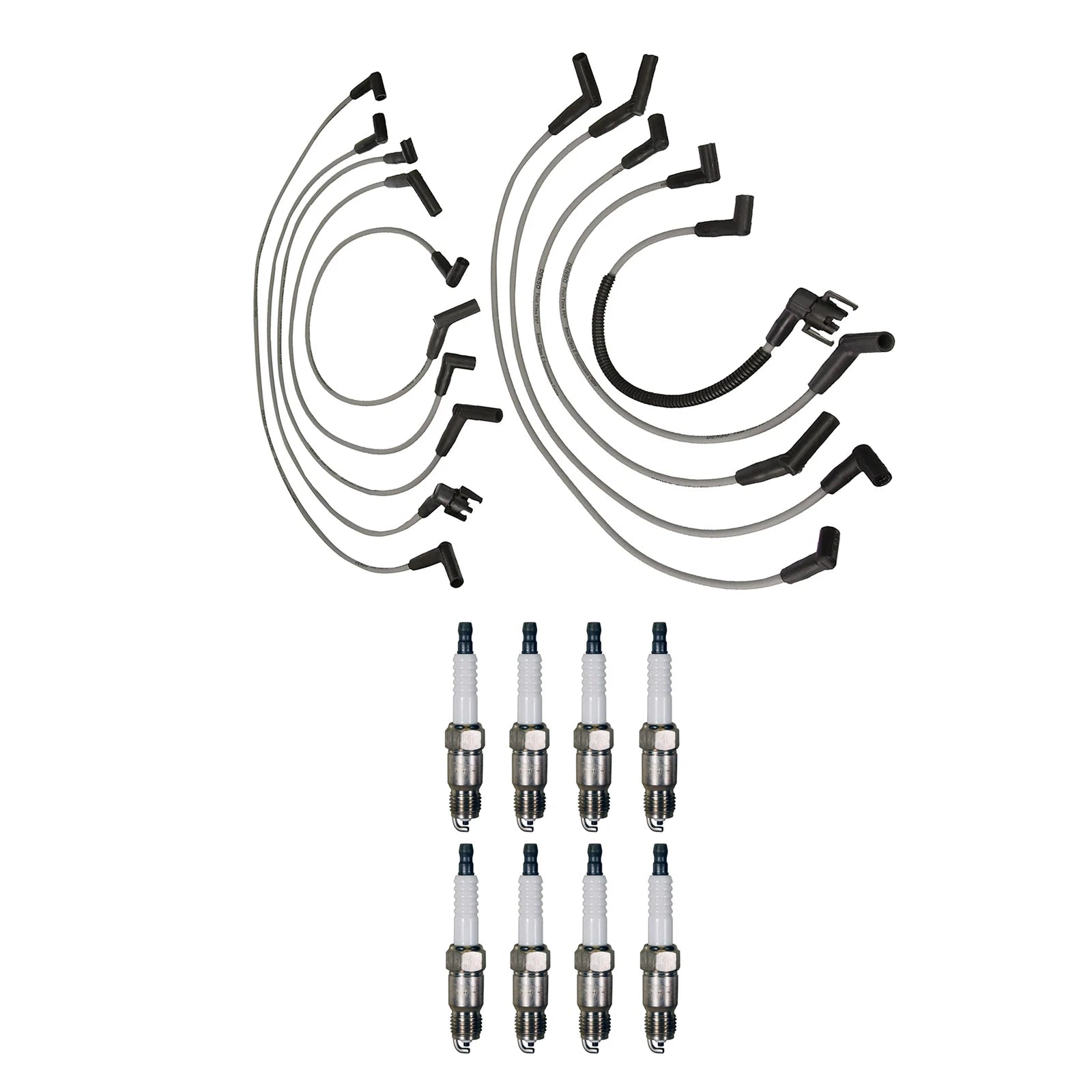 Denso Wire Set & 8 U-Groove Spark Plugs for Ford 5.0L V8 (1990–1995)