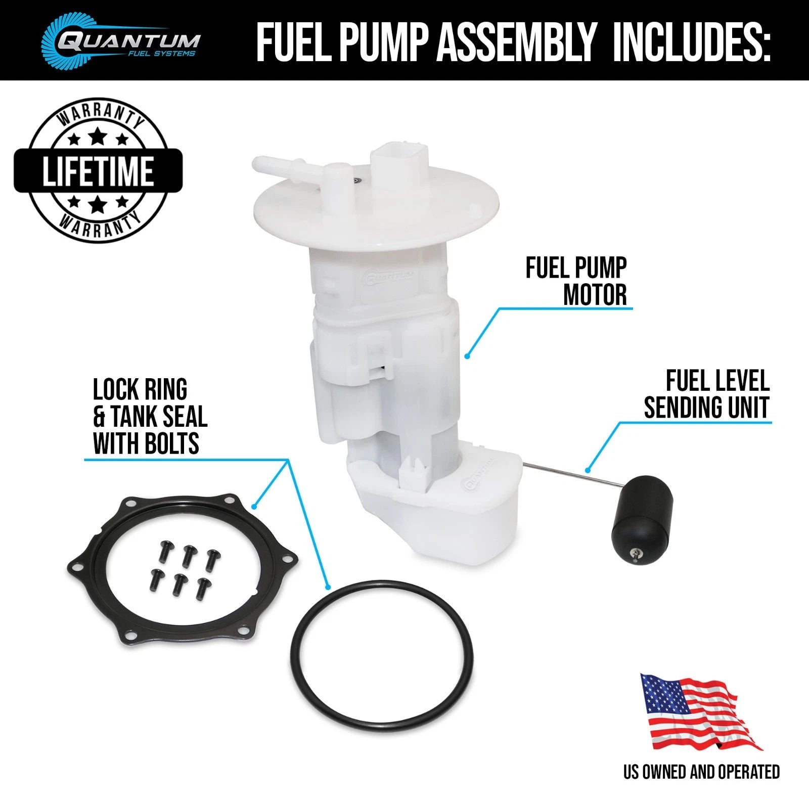 Fuel Pump Module Assembly 49040-0717 for Kawasaki Brute Force 750 (2008–2023)