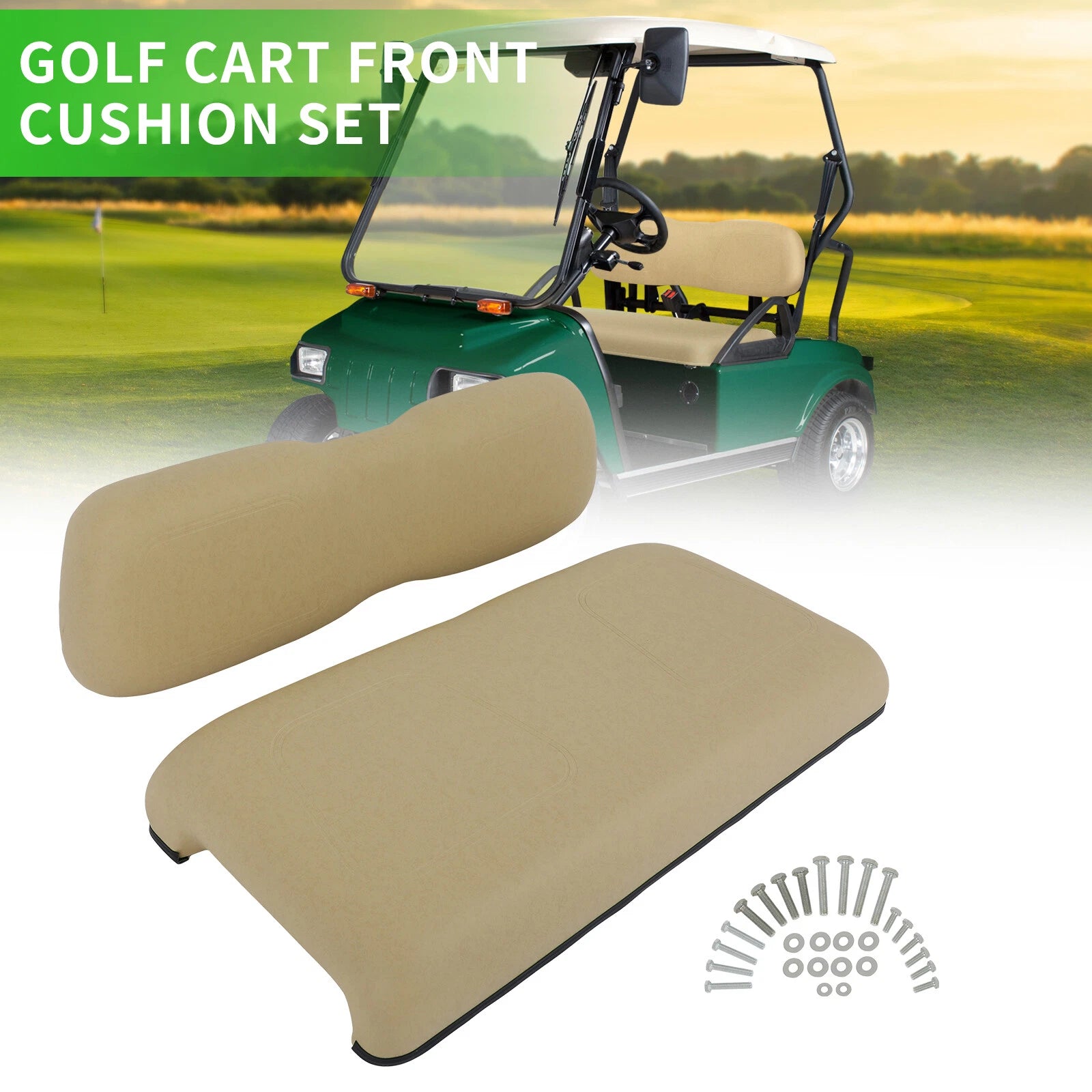 Front Cushion Set for Club Car DS (2000–2023)