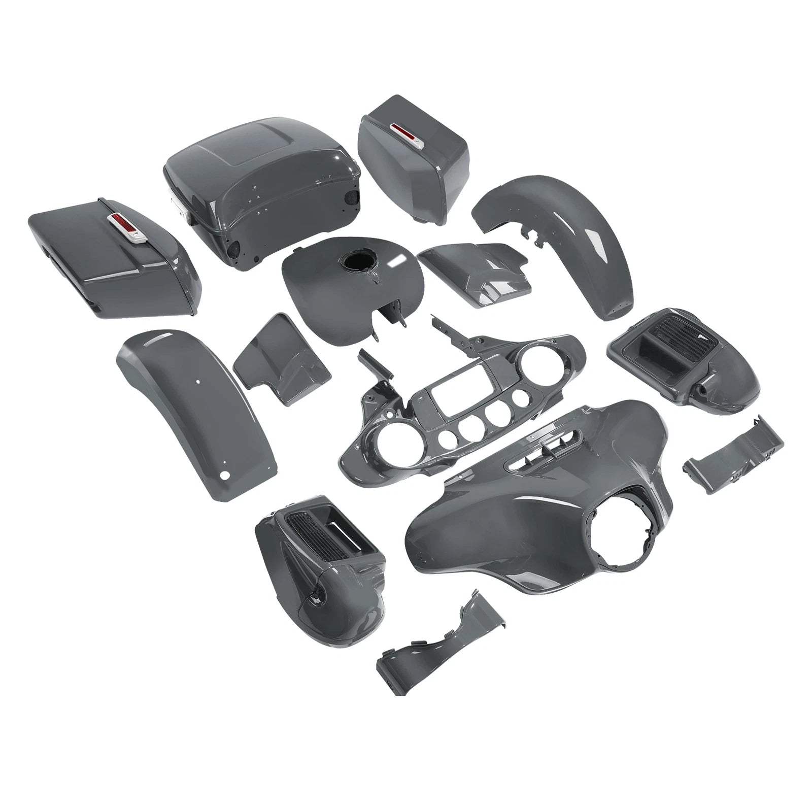Fairings Bodywork for Harley Electra Glide Ultra Limited (2014–2024) Gunship Gray