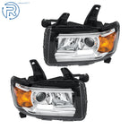 2X Halogen LED DRL Projector Headlights for GMC Canyon (2015–2022)