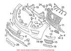 Fog Light Trim 1668845422 for Mercedes-Benz (2010–2015)