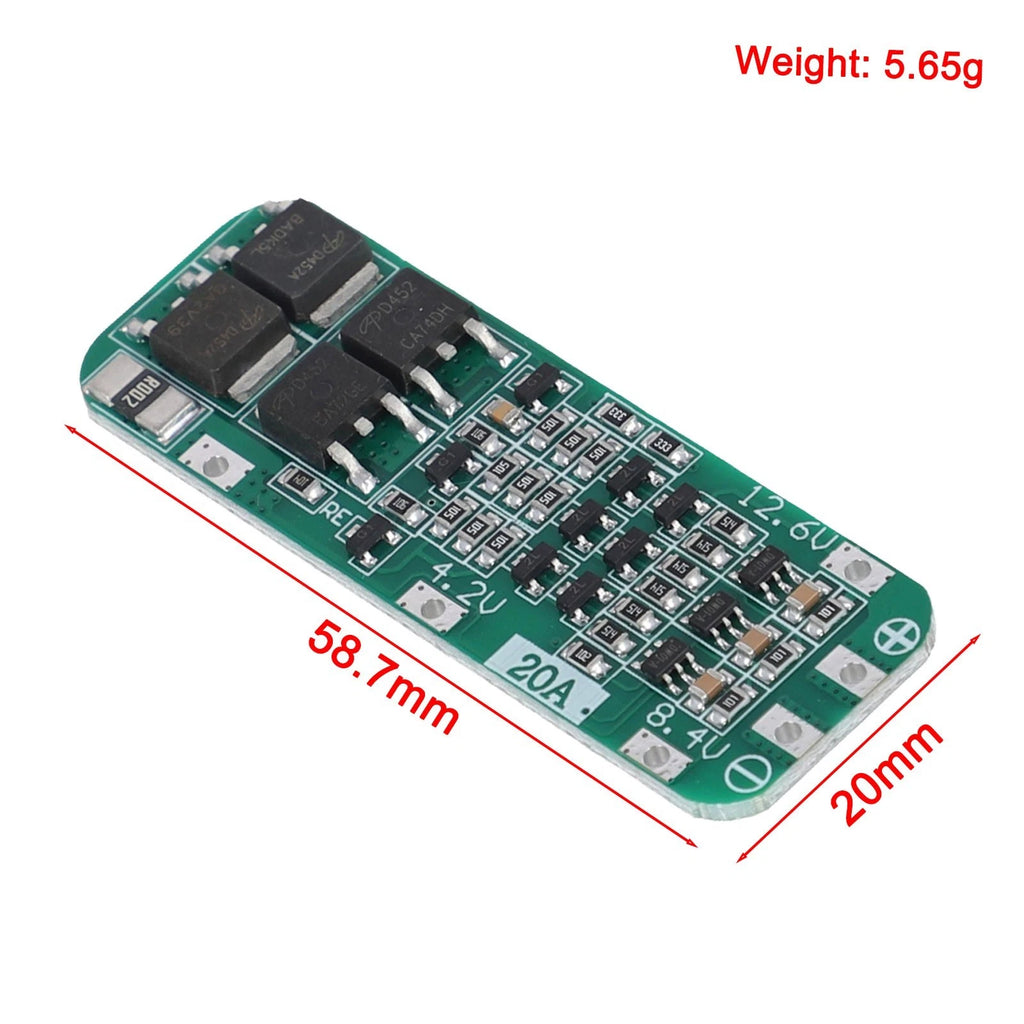 Lithium Cell Protection Board Set of 5 for Drills and Tools