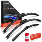 Set of 3 Windshield Wiper Blades for Honda Civic (2022–2024)