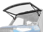 SuperATV Powered Flip Windshield for Polaris Ranger XP 1000/900/570 (2015–2023)