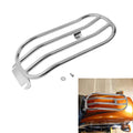 Chrome Solo Seat Luggage Rack for Harley Softail Fat Boy Breakout (2018–2023)