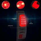 3D LED C-Bar Tail Light Brake Lamp Smoked for Chevy Silverado/GMC Sierra (1999–2003)
