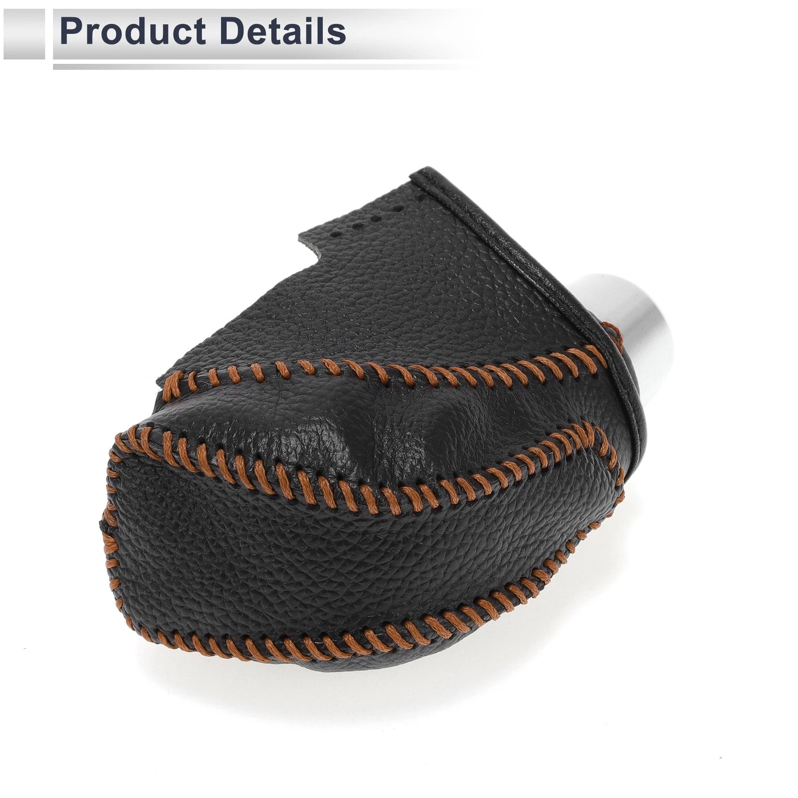 1 Pc Gear Shift Knob Cover for Subaru Impreza (2017–2023) Pebbled Black Brown