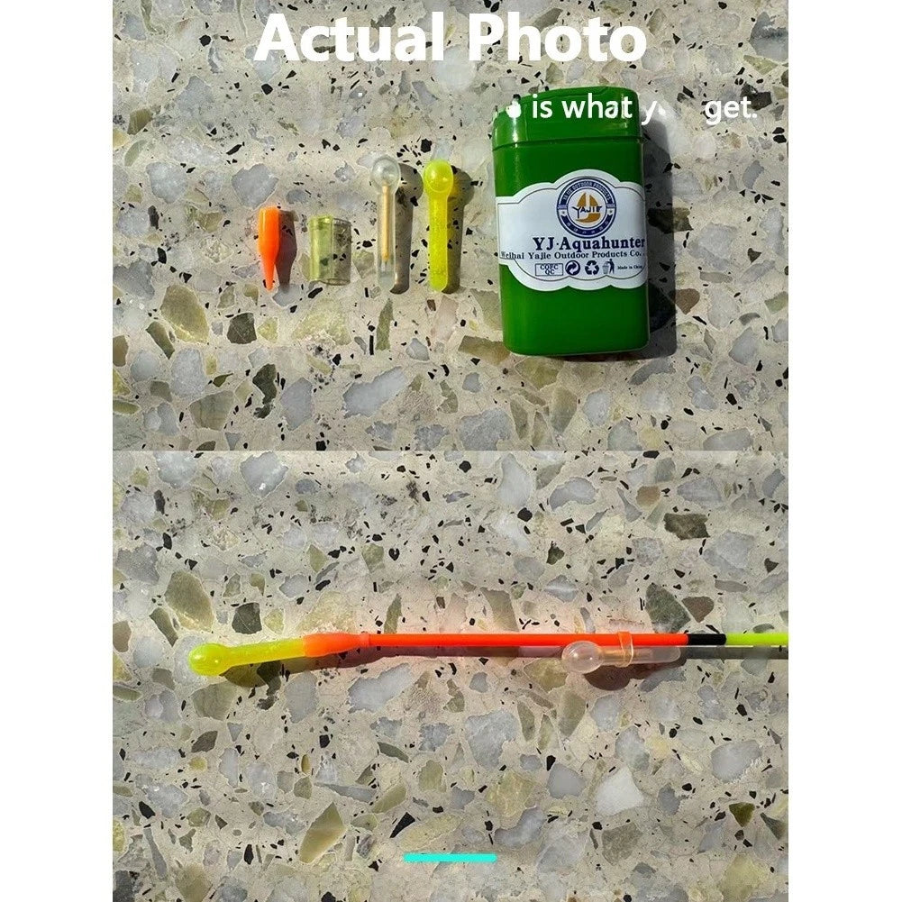 10pcs 4.5mm Yellow Glow Fishing Accessories for Night Fishing Setup