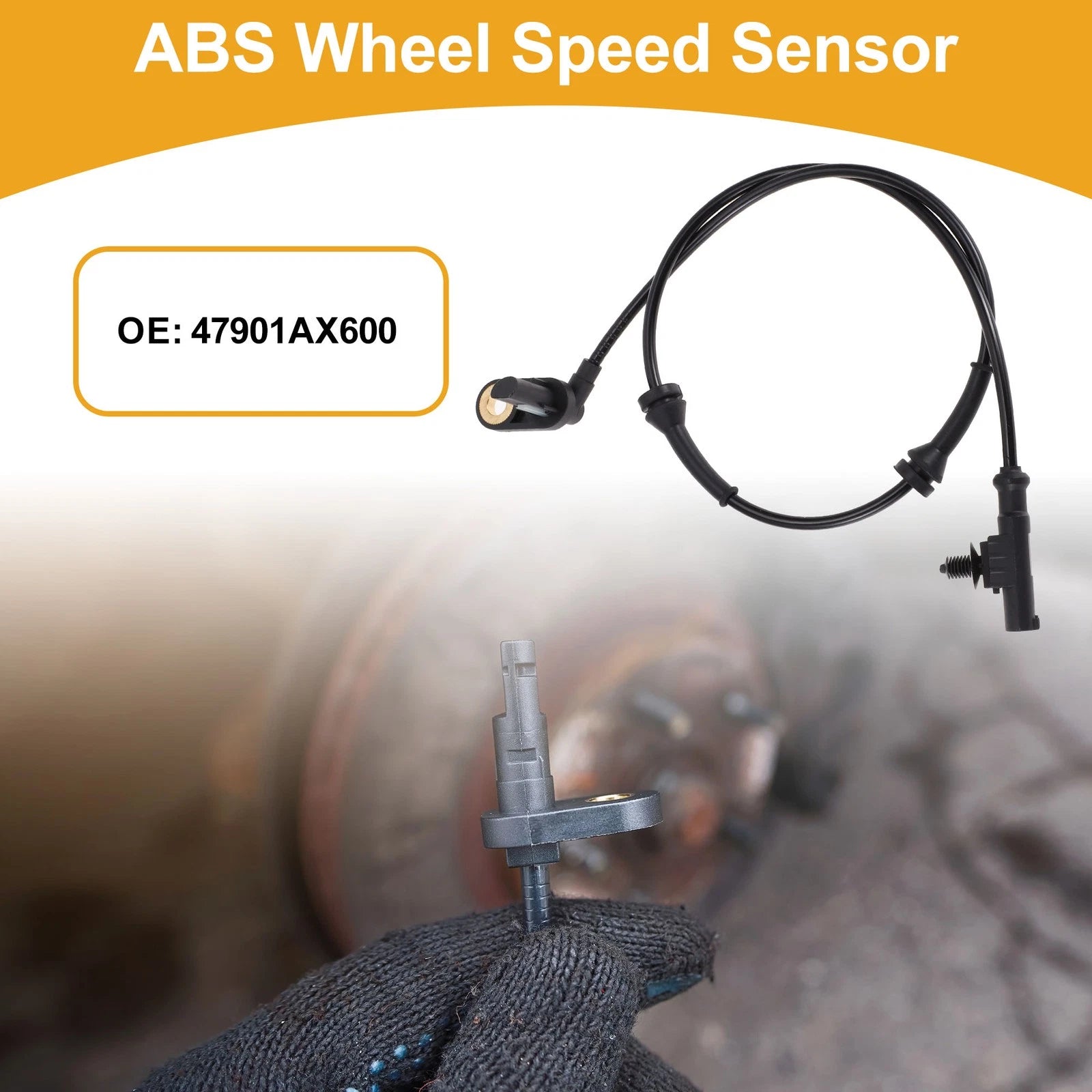 ABS Wheel Speed Sensor No. 47901AX600 for Nissan Micra III (2003–2010)