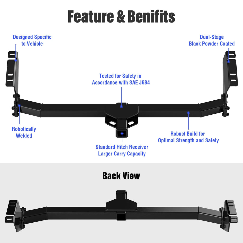 2 Inch Trailer Towing Hitch for Toyota Sienna (2004-2020)