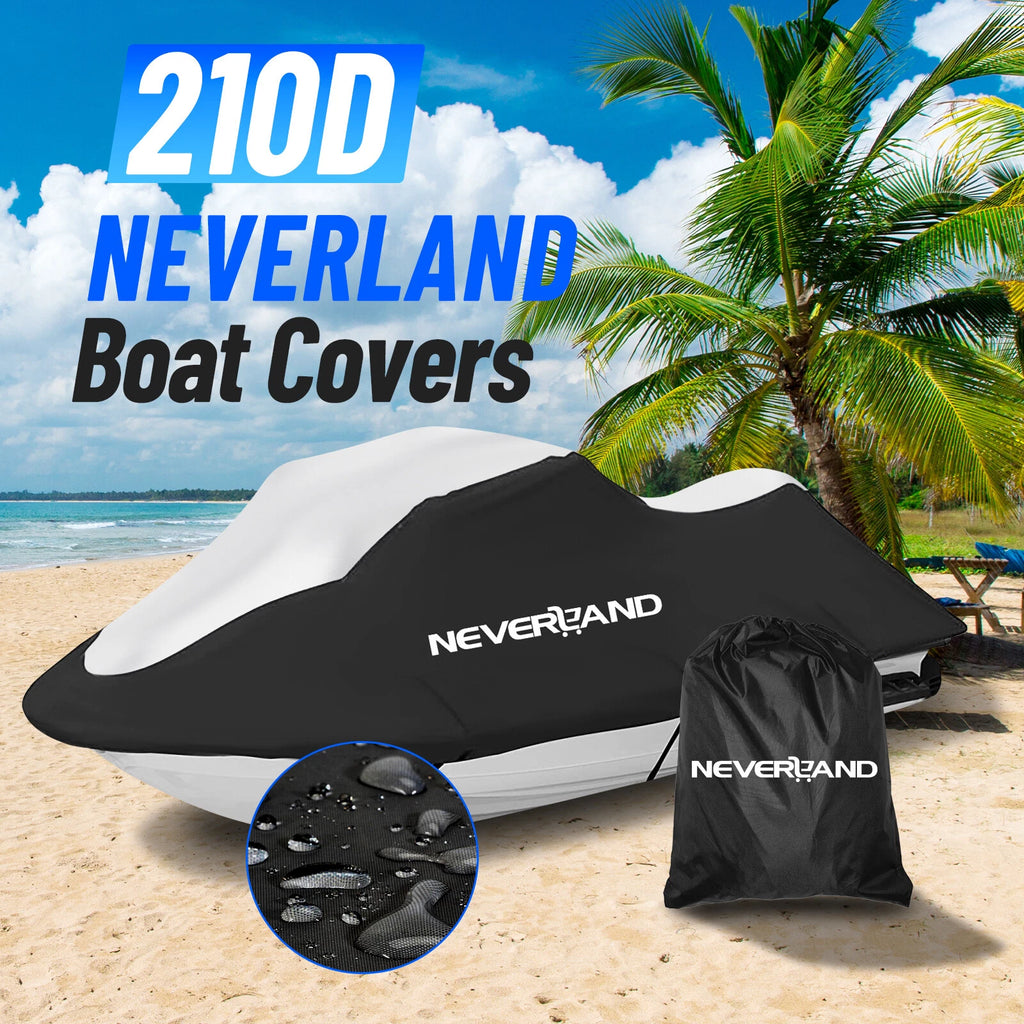 Waterproof Jet Ski Cover 115-120" for Seadoo Kawasaki Yamaha (Fits 115-120")
