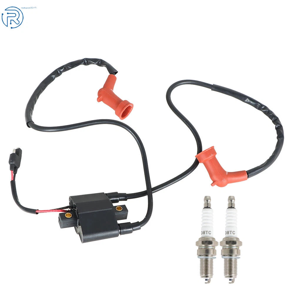 Ignition Coil Spark Plug + Cap for Polaris Sportsman 600 MV7 (2004–2005)