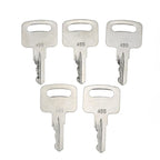 5pc 455 Key for Genie, Vermeer, Terex, Snorkel, Skyjack, Kubota
