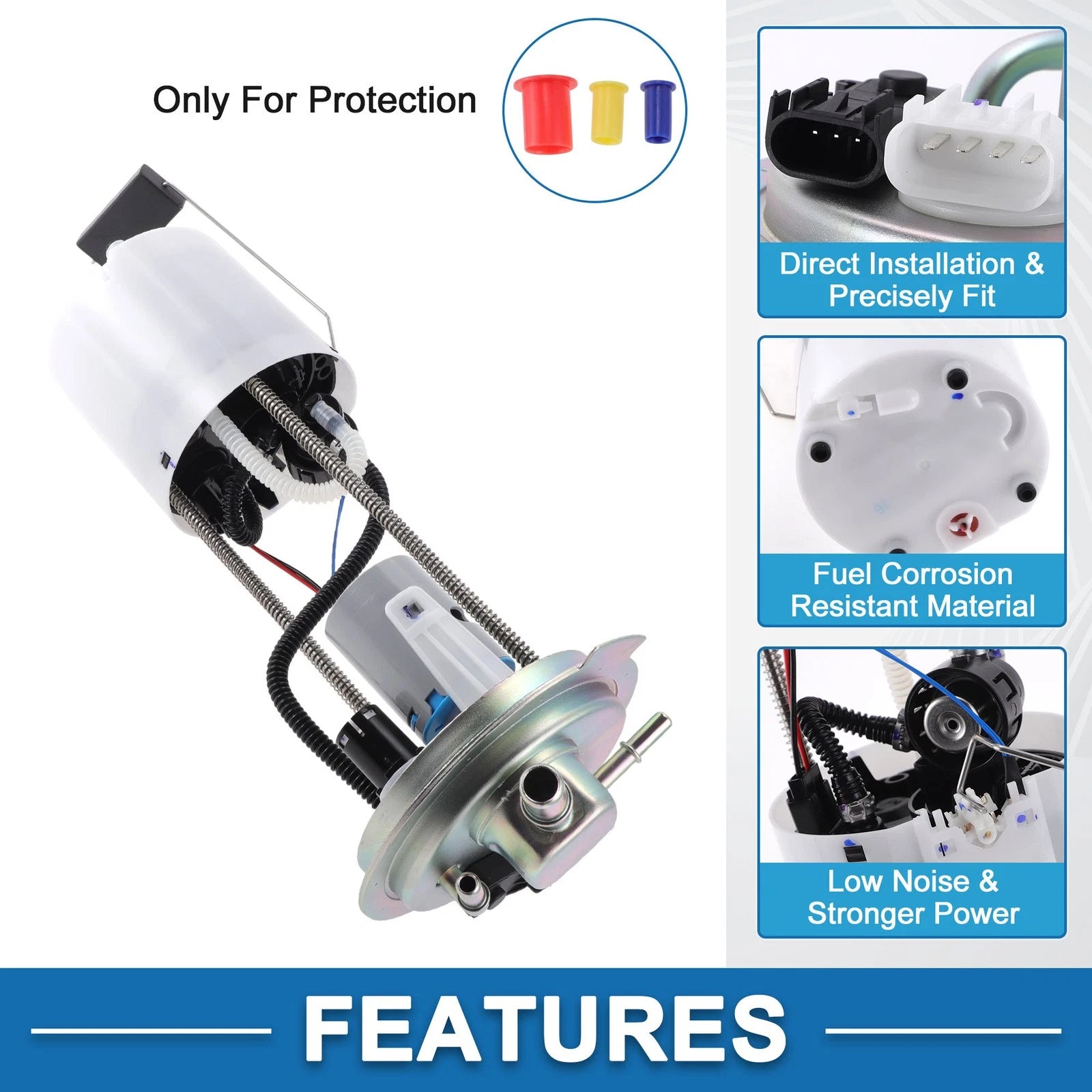 Electric Fuel Pump Assembly No.E4123M for Chevrolet Silverado Sierra 1500 (2014–2018)