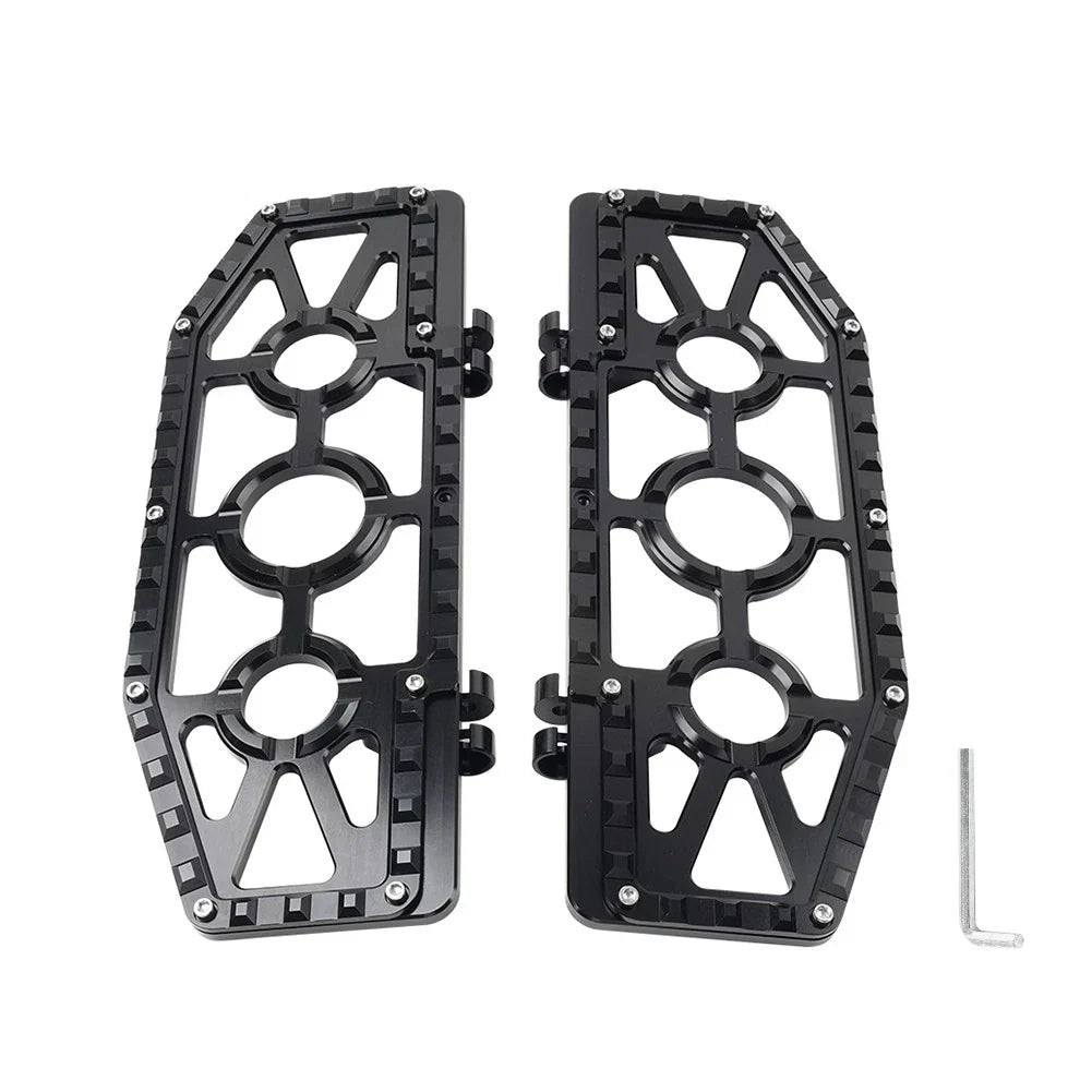 Rider Driver Floorboards Foot Pegs for Harley FL Softail (1986-2017)
