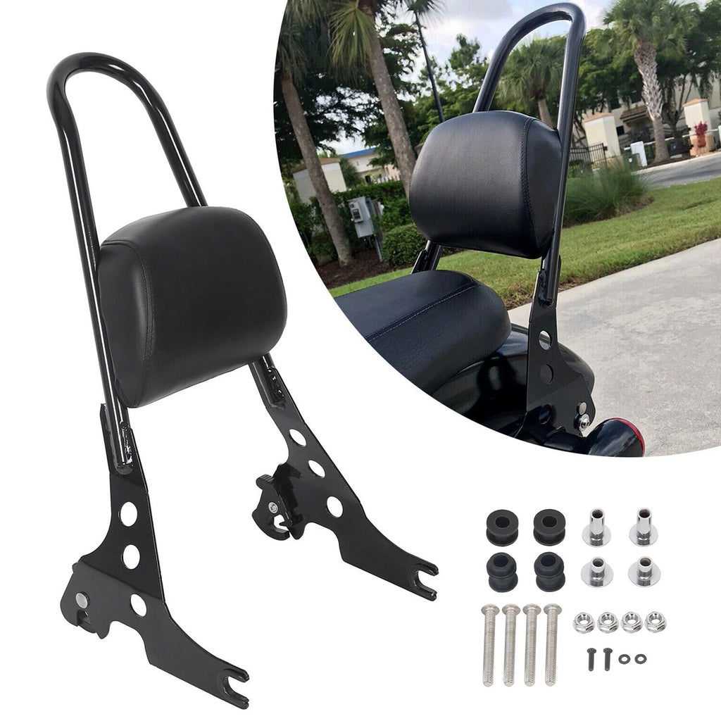 Detachable Sissy Bar Backrest Pad for Harley Sportster 1200 883 (2004–2022)