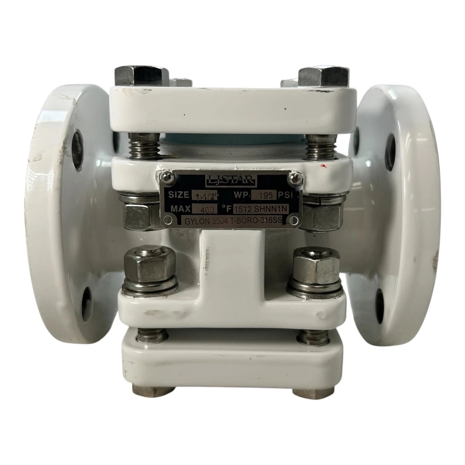 Flanged Borosilicate Sight Glass Assembly for LJ Star GYLON (3504-T-BORO-316SS)