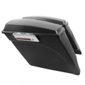 5" Matte Black Hard Saddlebags & Conversion Brackets for Harley Deluxe (1984–2017)