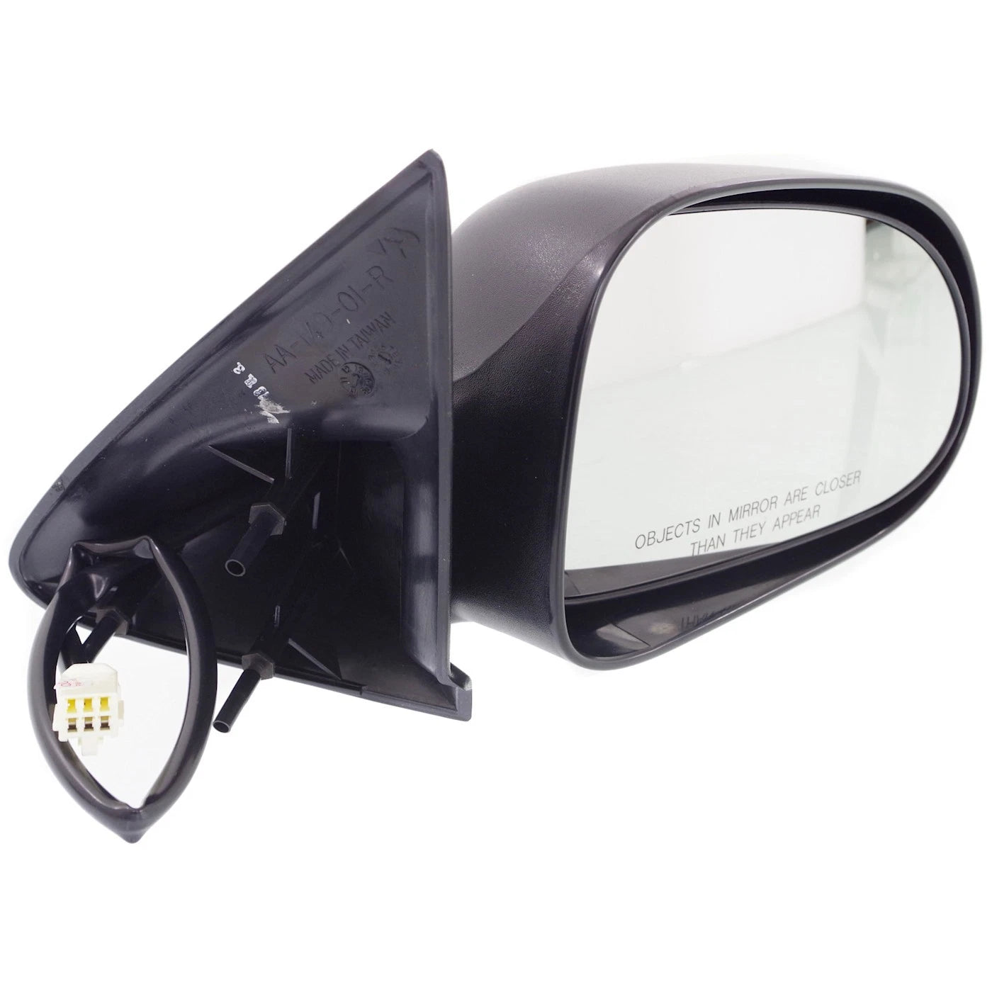 Power Mirror for Dodge Dakota (1997–2000) Passenger Side Textured Black