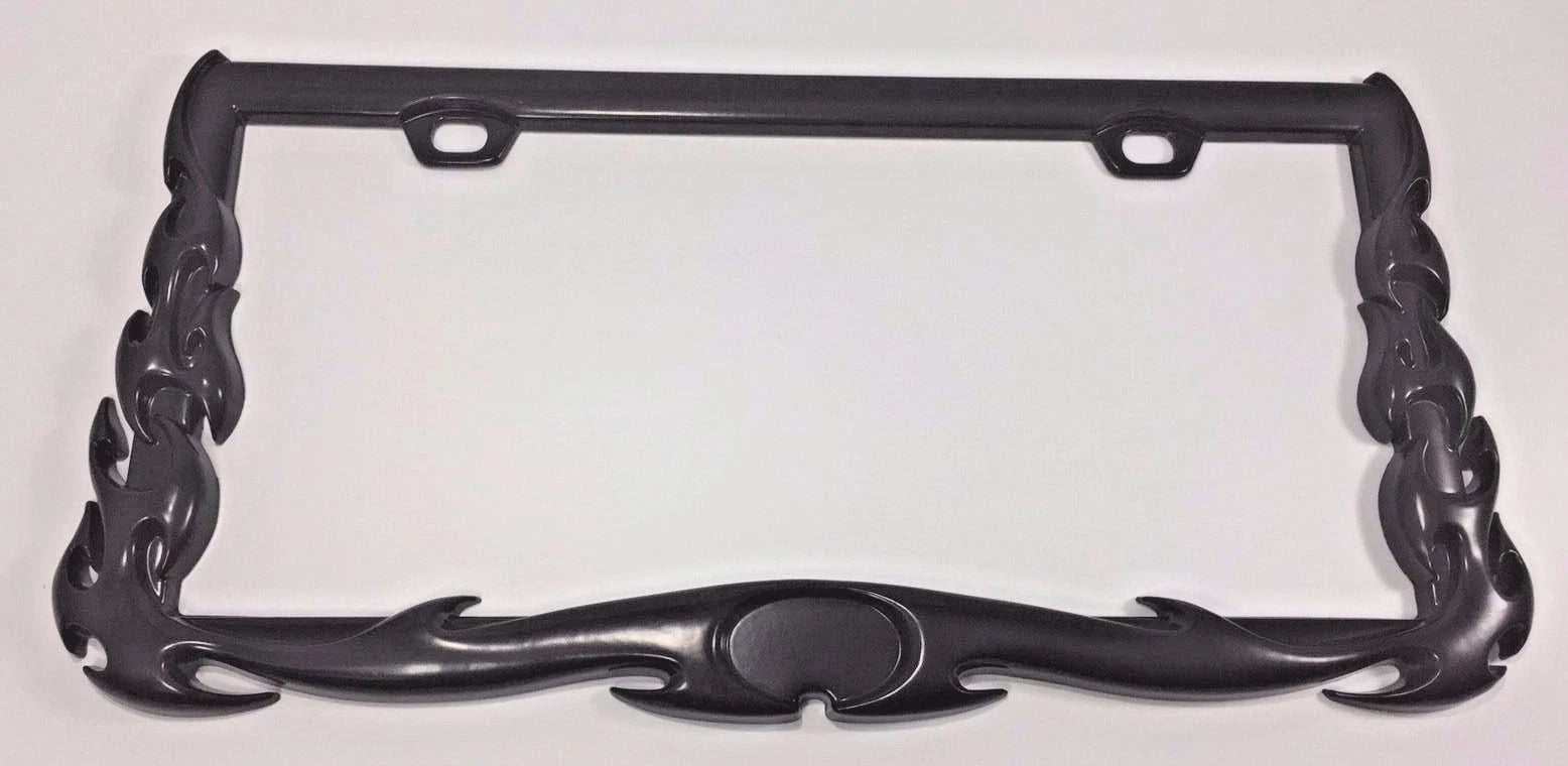 License Plate Frame Holder Black Metal for All Car Truck SUV