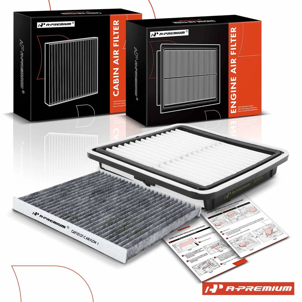 Engine & Activated Carbon Cabin Air Filter for Subaru Outback Legacy (2010–2023)