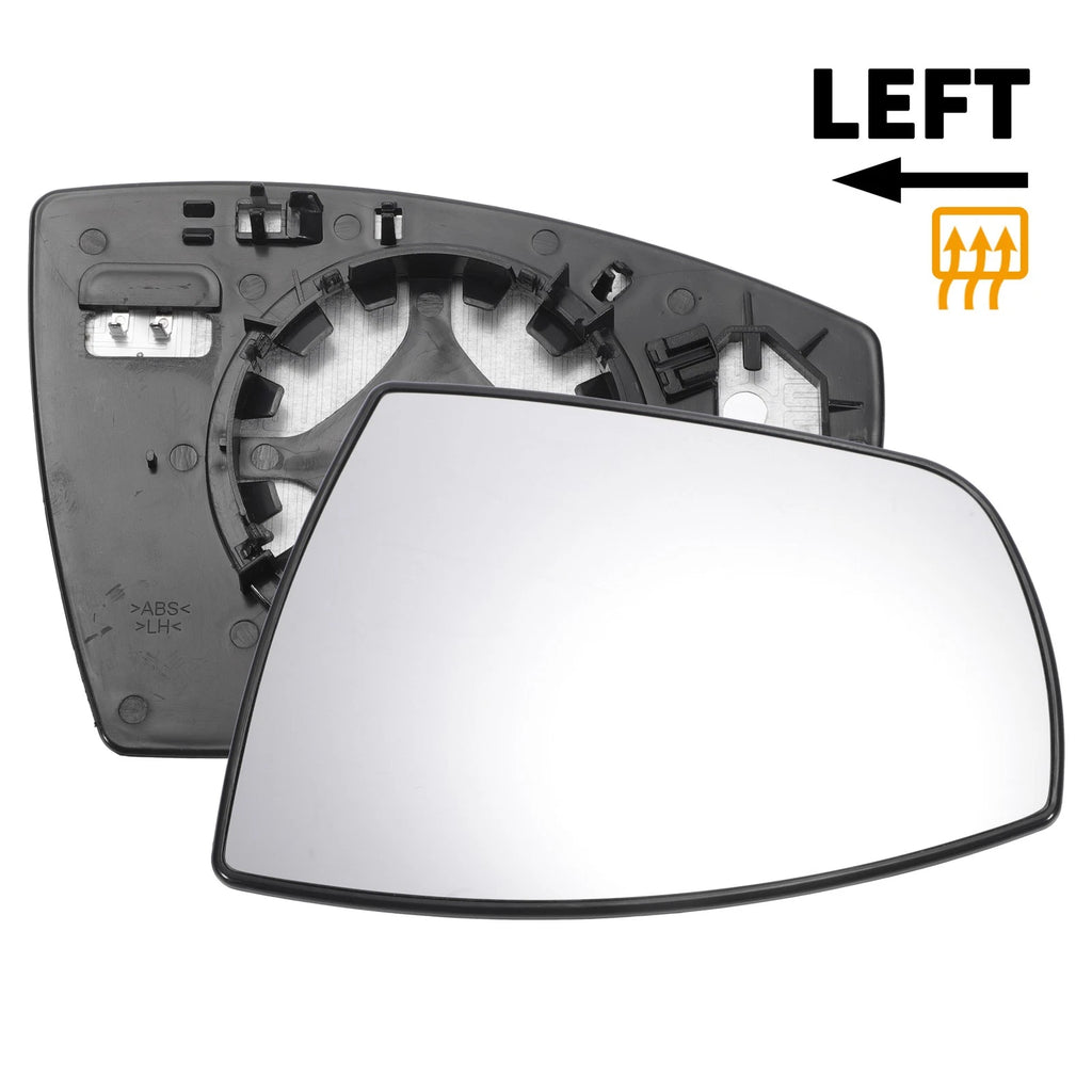 Left Side Heated Convex Mirror Glass for Ford EcoSport (2013–2023) 639664012984