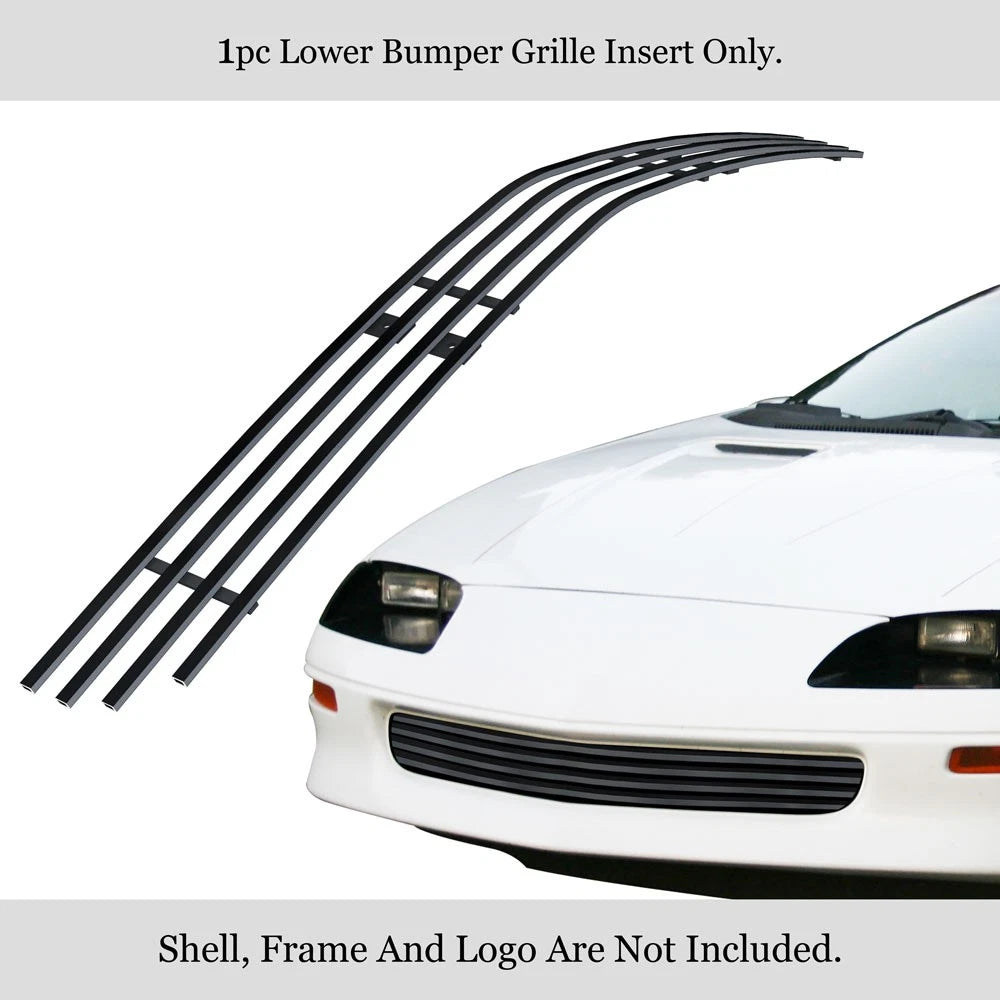 Stainless Black Billet Grille Insert for Chevy Camaro (1993-1997)