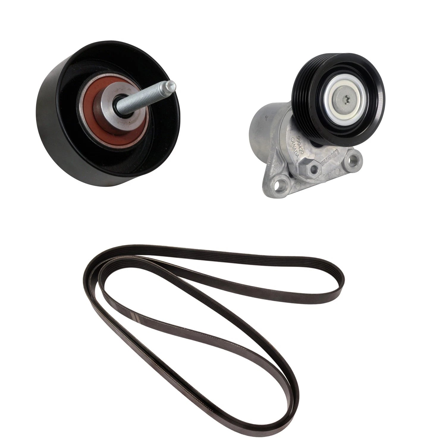 Drive Belt Idler Pulley Tensioner Kit for Mazda CX-7 (2008–2012)