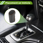 Gear Shift Knob Cover for Chevrolet Malibu Black Carbon Fiber (2016-2023)