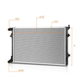 Aluminum Core Cooling Radiator DPI-2964 for Audi A3 TT Quattro (2006–2009) & VW EOS Passat (2007–2018)