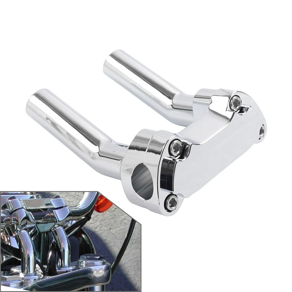 5.5" E Pullback Handlebar Riser Top Clamp for Harley Dyna Sportster XL1200
