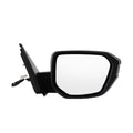 Passenger Side Mirror for Honda Civic (2016–2020) Black Right
