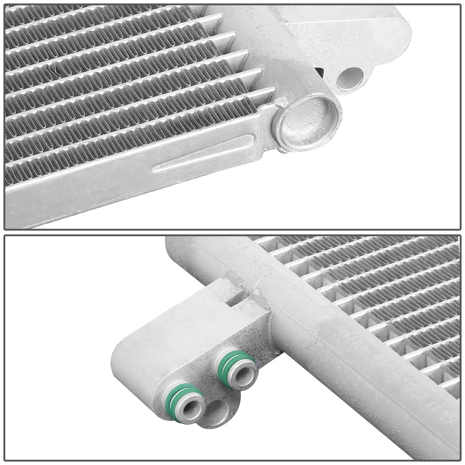 A/C Condenser for Jeep Wrangler (2007–2011) Aluminum Manual Transmission