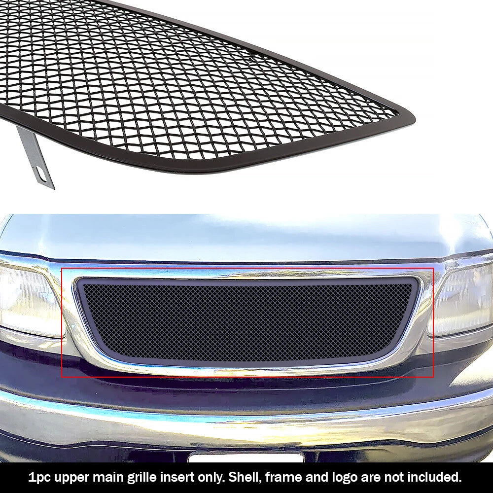 Stainless Black Mesh Grille Insert for Ford F-150/Lightning (1999–2003)