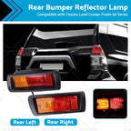 2X Rear Bumper Light Reflector Lamps for Land Cruiser Prado J90 (1995–1999)