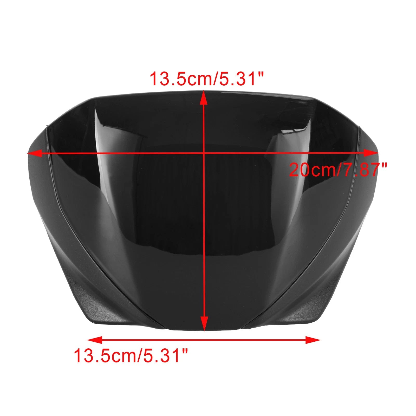 Windshield Fairing Deflector for Trident 660 (2021–2026) Black