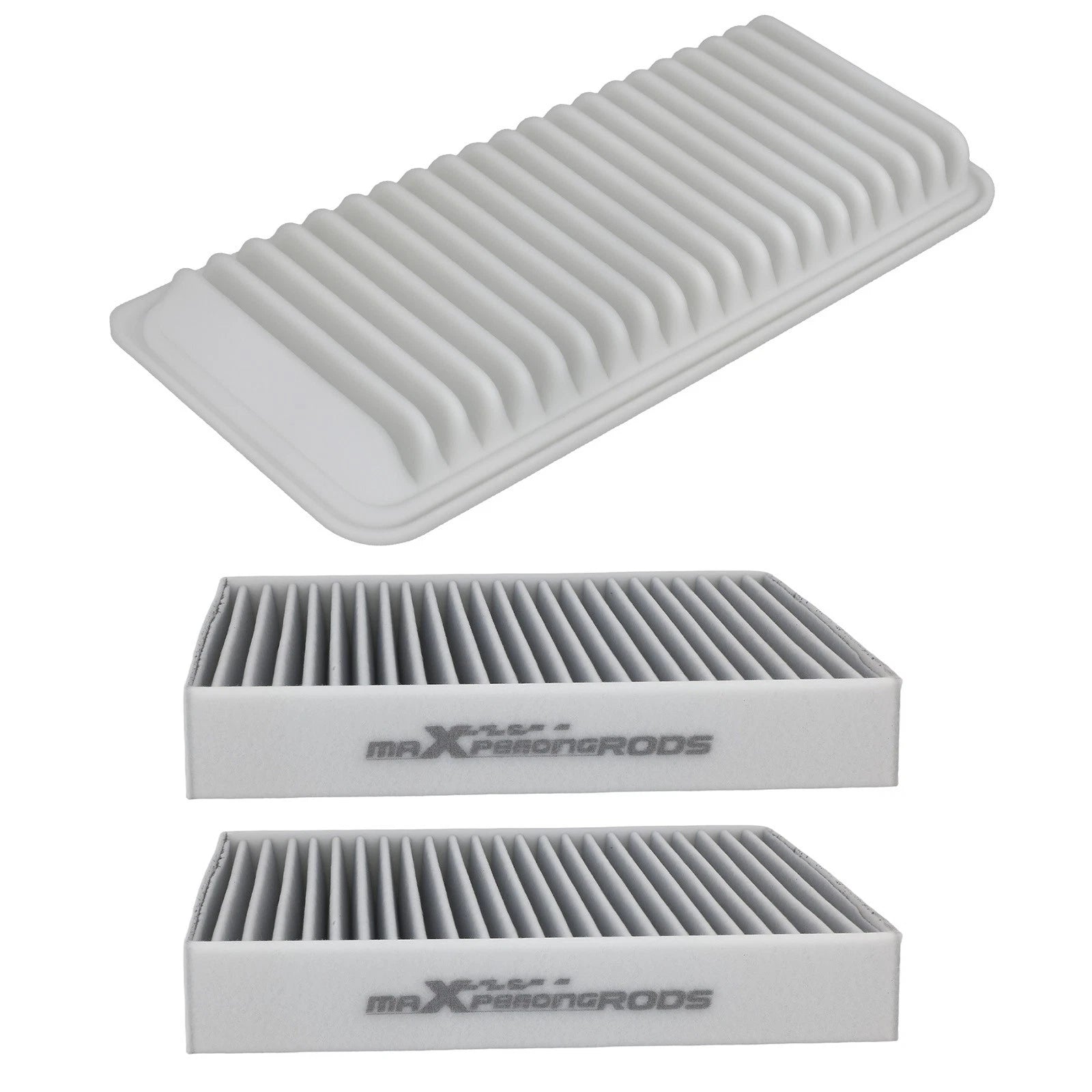 Air Filter 3 Pack for Toyota Highlander (2008–2010) V6 3.3L Cabin Engine