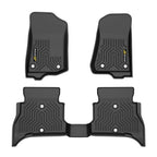 Set of 4 All Weather TPE Floor Mats for Jeep Wrangler 4XE