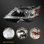 Left Headlight Assembly with LED DRL for Lexus RX350 RX450h (2013–2015)