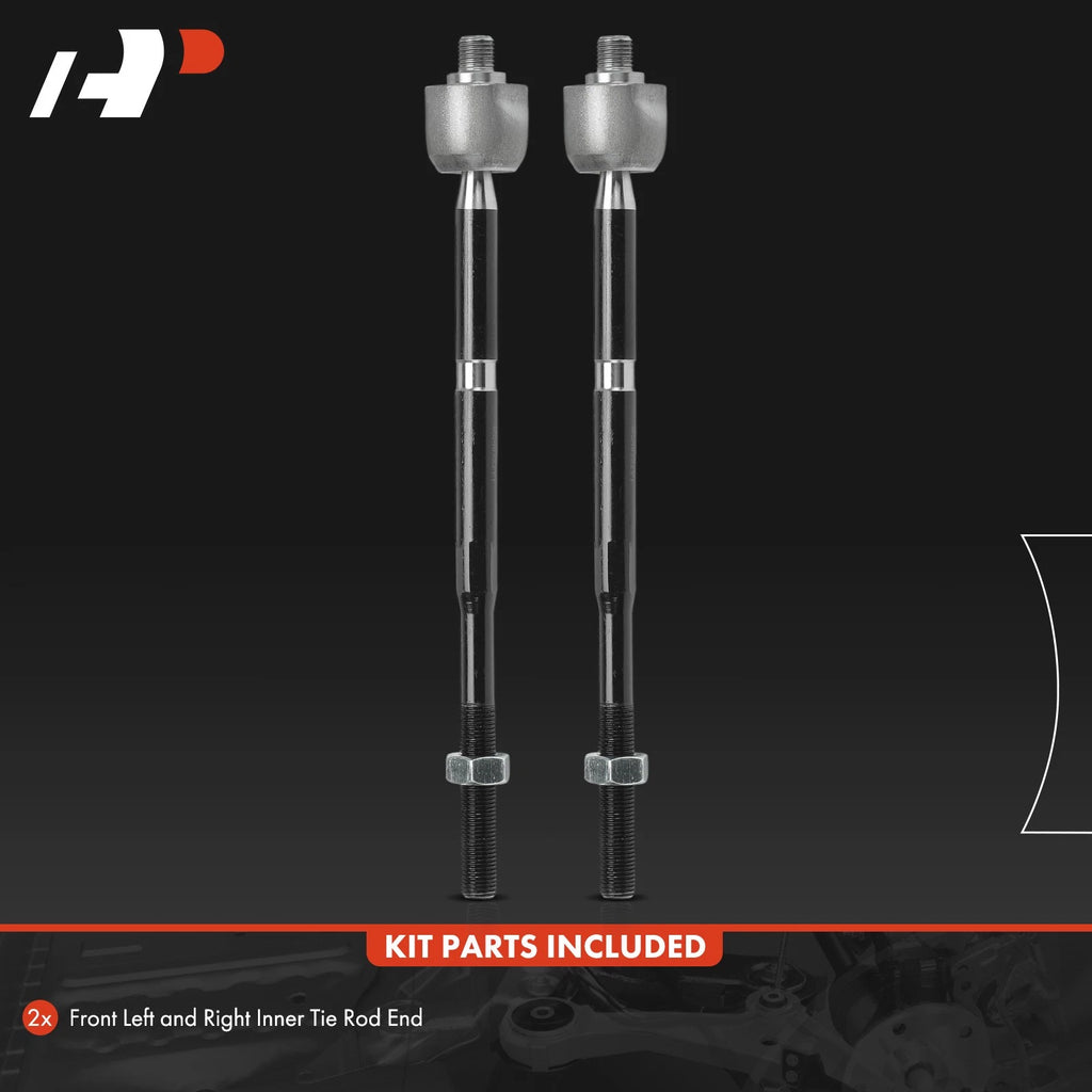 2X Front Inner Side Tie Rod End for Ford Fiesta (2011-2019)