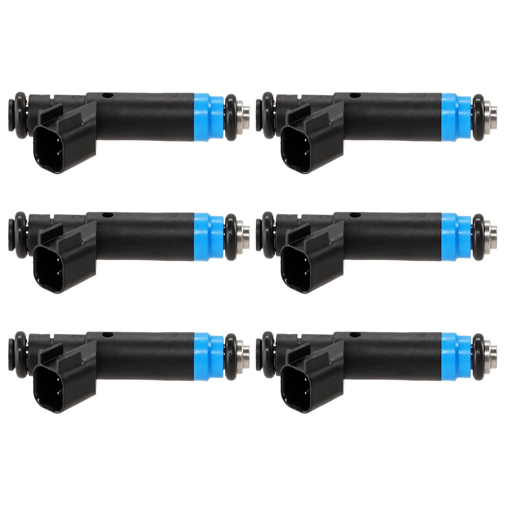 Set of 6 Fuel Injectors for Ram Van 1500 2500 3500 (2000–2003)