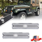 Front Fender Side Marker Lights for Jeep Wrangler YJ (1987–1995)
