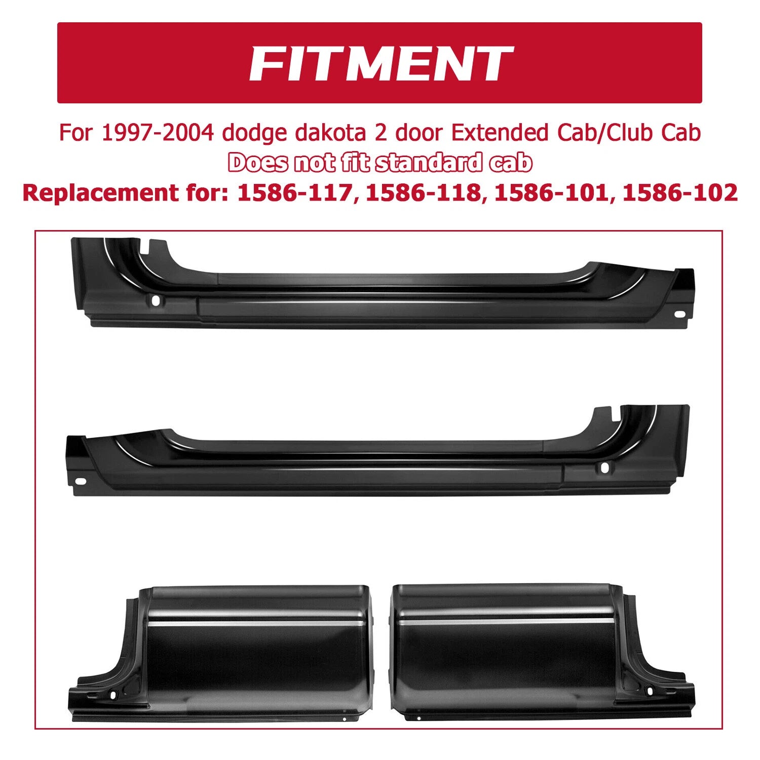 Rocker Panel & Cab Corner for Dodge Dakota (1997-2004)