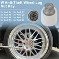Type W Wheel Lock Lug Nut for Audi A4 (Locking Nut Key Socket)
