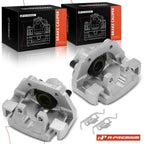 Pair Rear Disc Brake Calipers with Brackets for BMW X5 X6 (2007–2019)