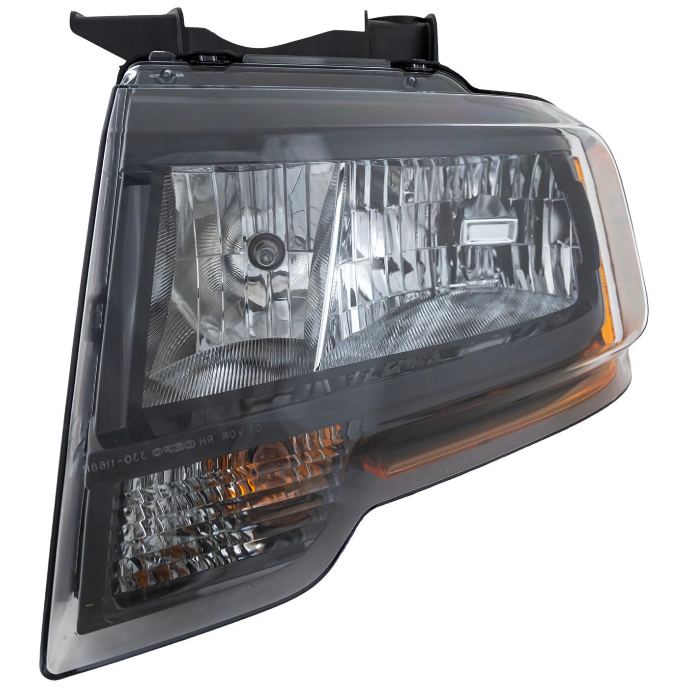 Halogen Headlight for Ford Expedition (2015–2017) w/ Bulb Reflector Black Left