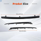 Front Grille Trim + RH LH Side Headlight Trim for Honda Pilot (2023–2025) Gloss Black