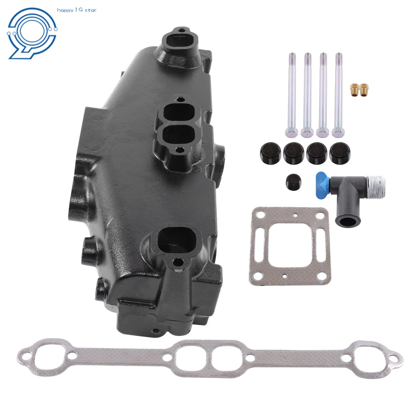 Exhaust Manifold 18-1953-2 for Mercruiser 5.0 305 5.7 350 V8 (1983–2002)